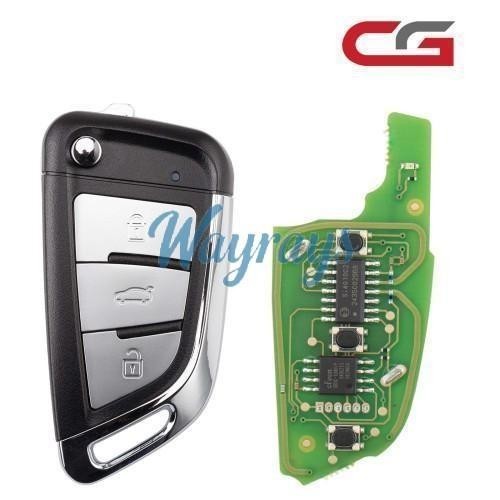 CGDI A29DF Metal 3 Buttons Wire Remote Used with CGDI K2 Remote Key Programmer