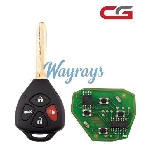 CGDI A05-3+1 Toyota 3+1 Buttons Wire Remote Used with CGDI K2 Remote Key Programmer