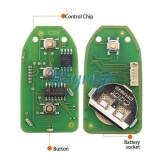 CGDI A09-3+1 Hyundai Style 4 Buttons Wire Remote Used with CGDI K2 Key Programmer