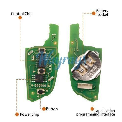 CGDI A29DF 3 Buttons Wire Remote Used with CGDI K2 Remote Key Programmer
