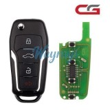 CGDI A12-3+1 Ford Style 4 Buttons Wire Remote Used with CGDI K2 Key Programmer