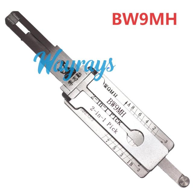 Lishi BW9MH 2 in 1 tool.Support BMW Motorcycle
