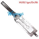 Lishi HU92(Single lifter) 2 in 1 tool.Support BMW. LandRover MINI