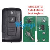 For Toyota MOZB21TG B9 chip with ASK 434mhz unkeyless 2 button remote key