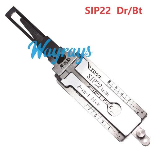 Lishi SIP22 2 in 1 tool.Support Fiat Dodge Jeep Ferrari Maserati