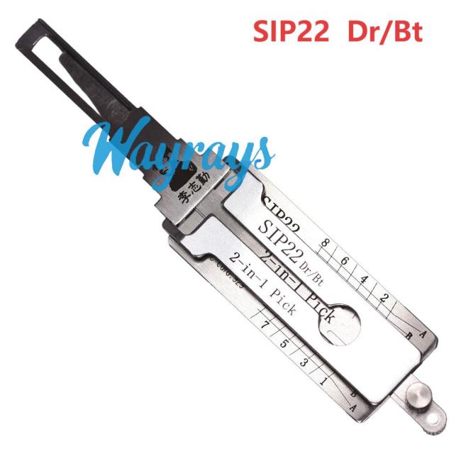 Lishi SIP22 2 in 1 tool.Support Fiat Dodge Jeep Ferrari Maserati