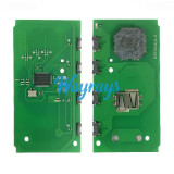 For Mazda WAZSKE11E01 6A chip with FSK 434mhz keyless 2/3/4 button remote key,P/N: DFY7-67-5DYA