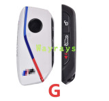 For BMW key shell  with round logo place