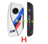 For BMW key shell  with round logo place