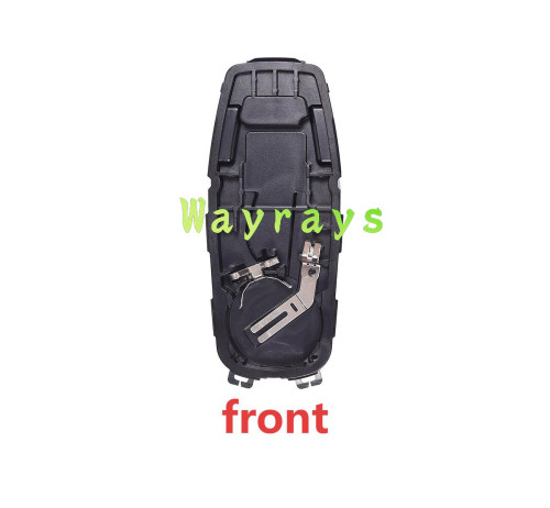 For Ford key shell with HU101 blade   with oval logo place