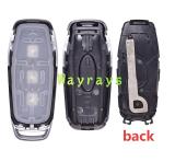 For Ford key shell with HU101 blade   with oval logo place