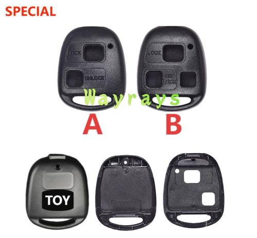 [Without blade] For Toyota key shell part with OEM toyota logo place