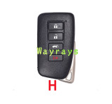 For Toyota lexus key shell with oval logo place,also use for VVDI