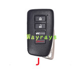 For Toyota lexus key shell with oval logo place,also use for VVDI