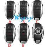 High quality for Bentley 2016-2024 new Bentayga Continental Flying Spur replacement key shell with OEM logo place