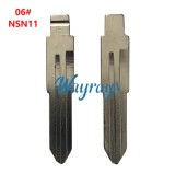 （06#） NSN11 blade,for old Nissan Bluebird, Duke, Fengdu, etc.