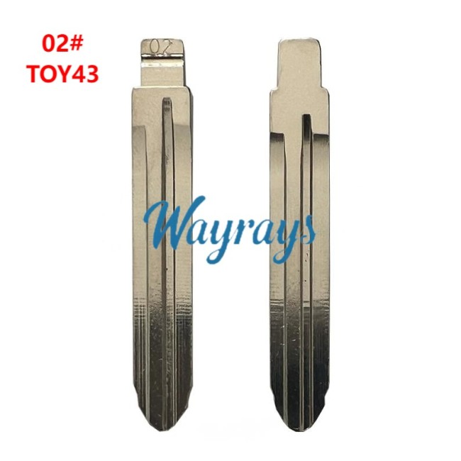 (02#) Toy43 blade,for Toyota external tooth Camry Corolla etc.