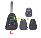 [big button]  For Chrysler key shell without logo