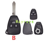 [Small button] For Chrysler key shell without logo,if you need it with logo,pls ask your sales