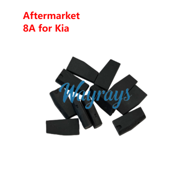 Aftermarket 8A for Kia ceramic transponder chip, the program is different with Toyota