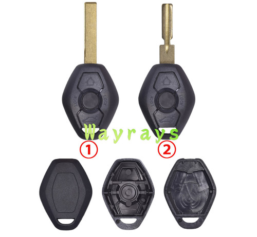 For BMW key shell  with round logo place
