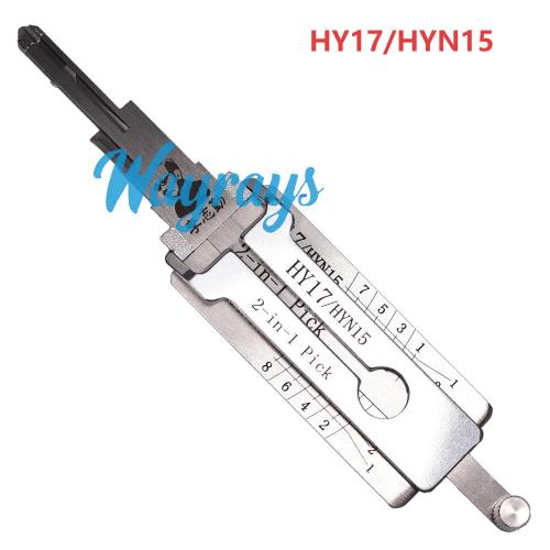 Lishi HY17/HYN15 2 in 1 tool.Support 2006-2010 Hyundai Elantra,2007-2010 Kia Rondo