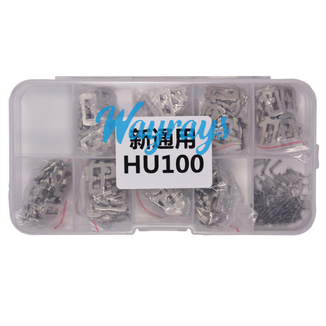 For Buick/Opel HU100 lock wafer, 1L,2L,3L,4L,1R,2R,3R,4R each model 25pcs, total 200pcs