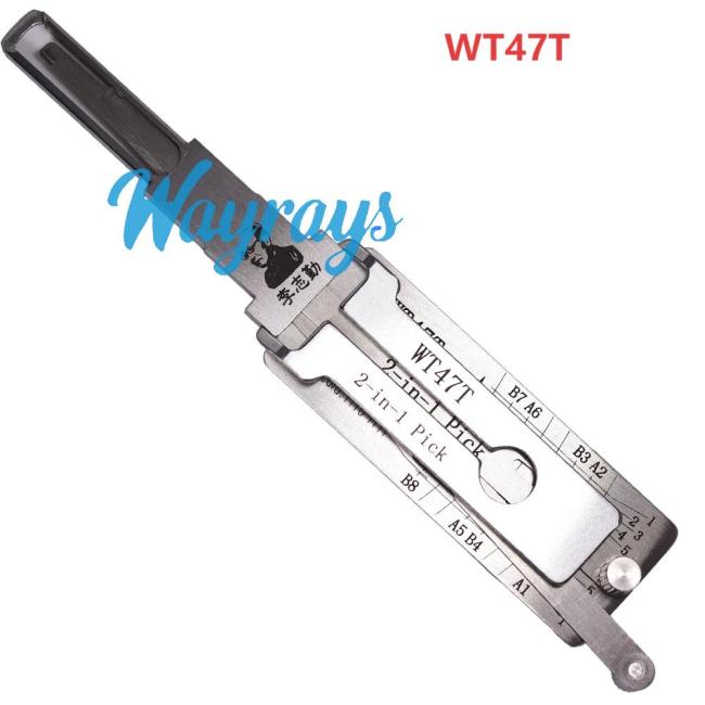 Lishi WT47T 2 in 1 tool.Support Saab 9-3 2003-2008, Saab 9-5 2003-2008