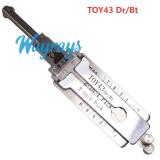 Lishi TOY43 2 in 1 tool.Support Old Toyota (Gears 4 and 7 are broken) Camry Skoda