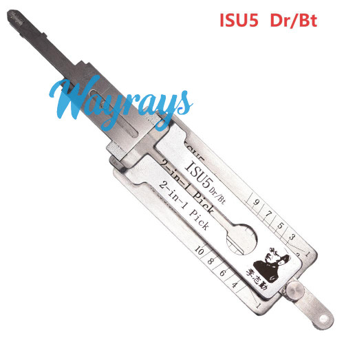 Lishi ISU5 2 in 1 tool.Support 2008-2011 Isuzu NPR truck and GMC tiltmaster