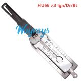 Lishi HU66 (ign)(Two lifter) 2 in 1 tool.Support VW,Audi, Porsche