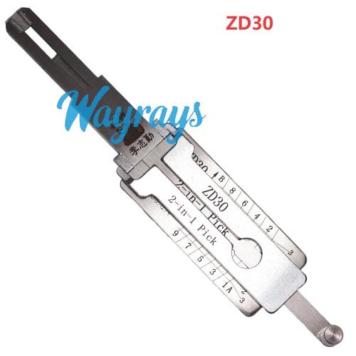 Lishi ZD30 2 in 1 tool.Support Zadi, Aprilia, Ducati motorcycle