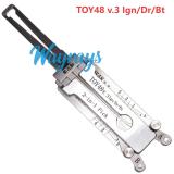 Lishi TOY48 (ign) 2 in 1 tool.Support Lexus.Toyota.New Subaru Crown Lexus New Camry