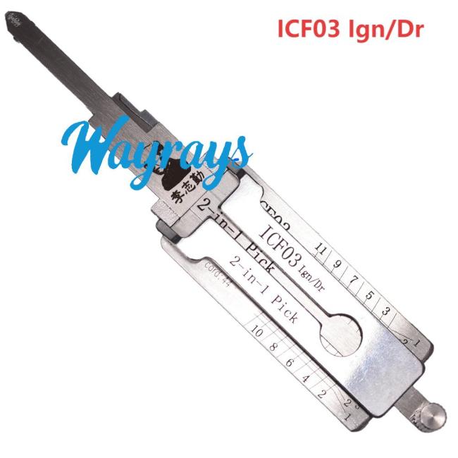 Lishi ICF03 2 in 1 tool.Support 2005-2011 Ford Escape (made in Taiwan for Asia markets)