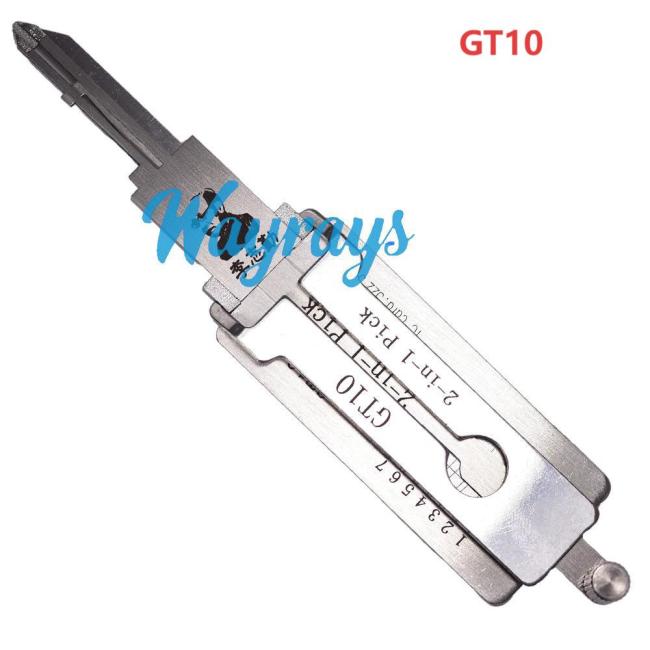 Lishi GT10 2 in 1 tool.Support Old Iveco Fiat Citroen Peugeot