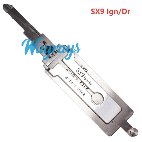 Lishi SX9 2 in 1 tool.Support old Citroen Peugeot Lancia