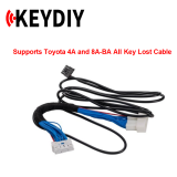 KeyDiy support Toyota 4A and 8A-BA All Key Lost 30 Pin Cable  for KD-Mate and KD-X4 Key Programmer