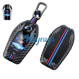 For BMW X7 LCD Key Cover New X3 Smart Seven Series 750li Silicone Protective Film Cover X4/630i protective case
