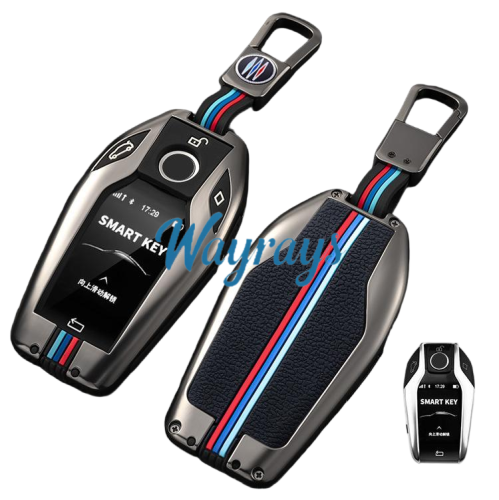 For BMW X7 LCD Key Cover New X3 Smart Seven Series 750li Silicone Protective Film Cover X4/630i protective case