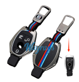 For Benz key cover c260 decoration E-class package c-class C200 modified shell glc260 e300 protective case