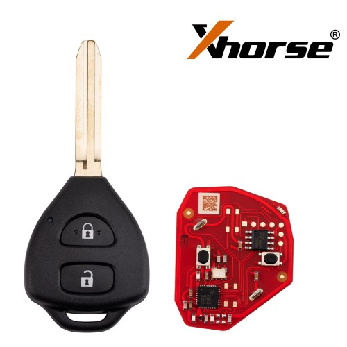 XKTO25EN Xhorse Second Generation 2 button universal wired remote key,Replace XKTO05EN