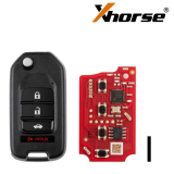 XKHO21EN Xhorse Second Generation 3+1 button universal wired remote key, Replace XKHO01EN