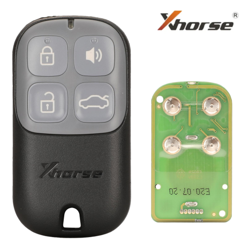 XKXH20EN Xhorse Universal type Second Generation 4 button wire remote key（Black color),Replace XKXH00EN