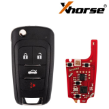 XKBU21EN Xhorse Second Generation 3+1 button universal wired remote key,Replace XKBU01EN