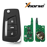 XNTO20EN Xhorse Toyota type Second Generation 3 button wireless remote key , Replace XNTO00EN