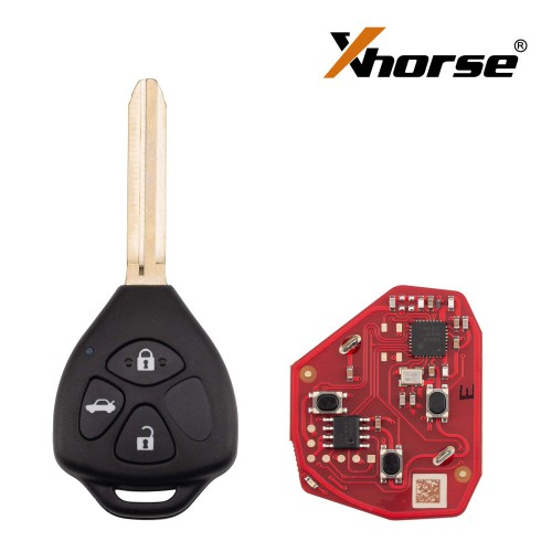 XKTO23EN Xhorse Second Generation 3 button universal wired remote key,Replace XKTO03EN