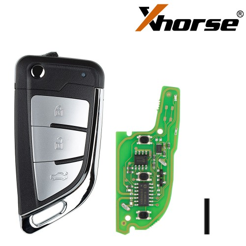 XEKF21EN Xhorse Knife II type 3 button  remote key with Super chip