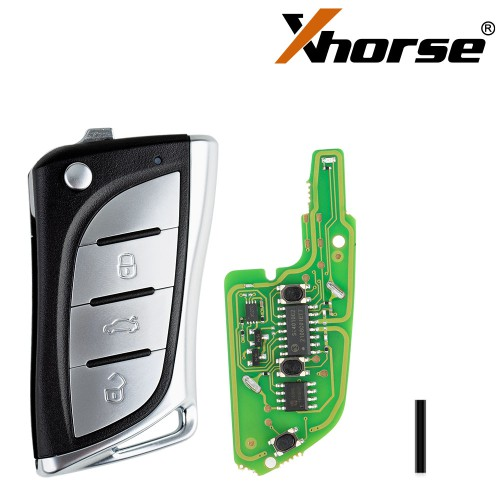 XELEX0EN Xhorse Lexus type 3 button  remote key with Super chip