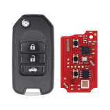 XKHO20EN Xhorse Second Generation 3 button universal wired remote key, Replace XKHO00EN