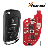 XKDS20EN Xhorse Second Generation 3 button universal wired remote key，Replace XKDS00EN